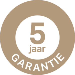 5 jaar Garantie