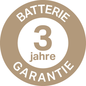 5 Jahre, Batterie: 3 Jahre Batterie